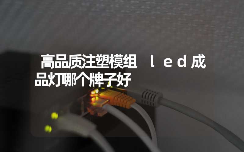 高品质注塑模组 led成品灯哪个牌子好